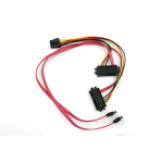 Supermicro CBL-SAST-0529 cable gender changer 2x SAS 29-pin 2x SATA+8-pin Black, Red, Yellow