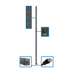 Tripp Lite PDUMV15-72 power distribution unit (PDU) 36 AC outlet(s) 0U Black