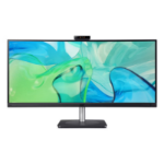 Acer CB3 CB343CUR D computer monitor 86.4 cm (34") 3440 x 1440 pixels UltraWide Quad HD Black