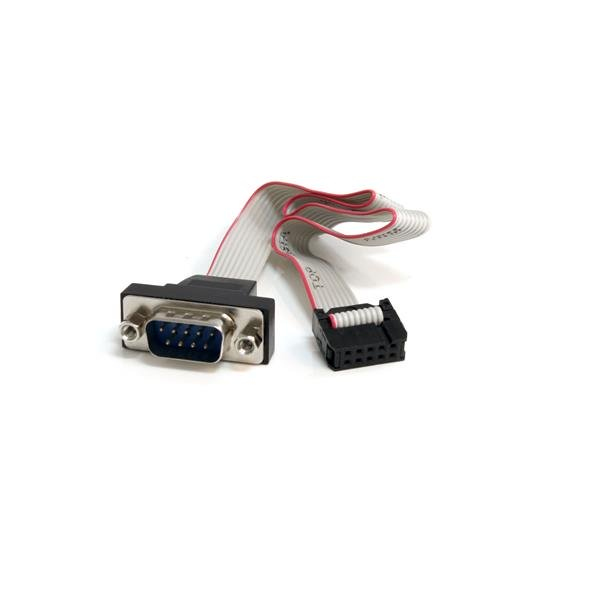 Image of StarTech.com 16in 9 Pin Serial Male to 10 Pin Motherboard Header...
