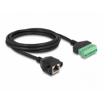 DeLOCK 66060 netwerkkabel Zwart, Groen 2 m Cat6 U/UTP (UTP)