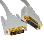 Videk DVI-D Plug to DVI Socket Dual Link Monitor Extension Cable 5Mtr