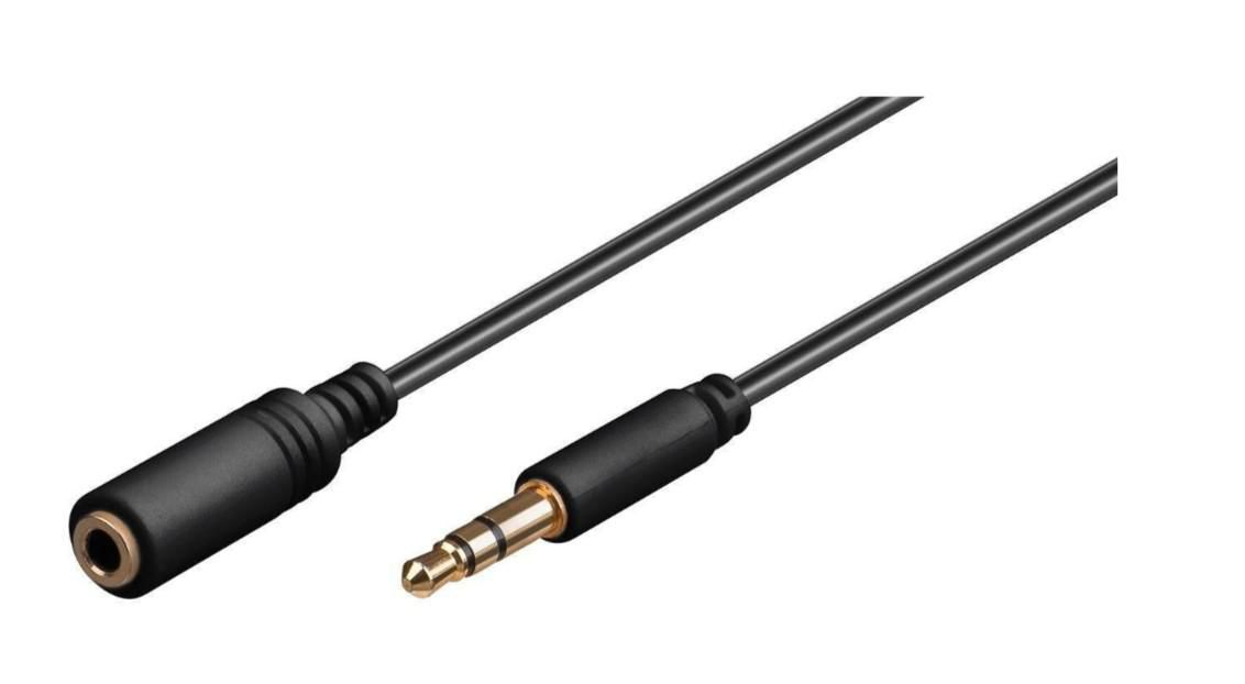 Microconnect Black Audlg1g Audio Cable 1 M 3.5Mm