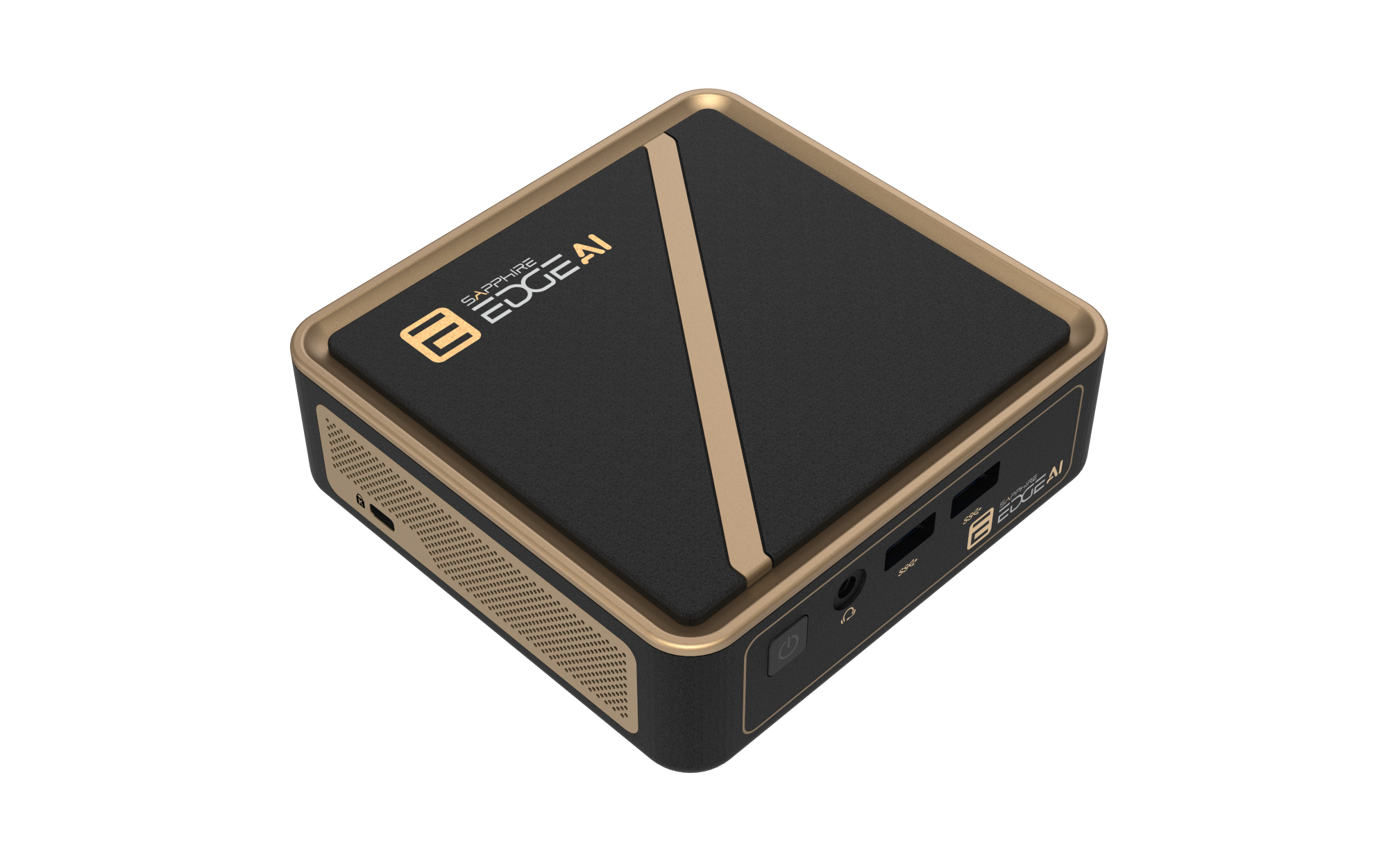 Sapphire EDGE AI 370 SFF Black, Gold FP8 2 GHz
