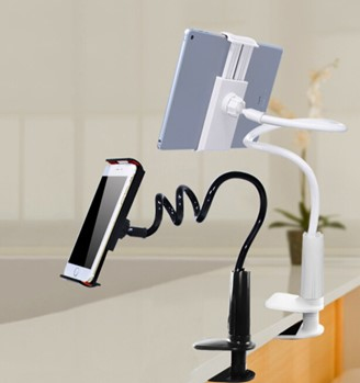 JLC Gooseneck Tablet Clamp 70mm - Black