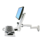 Ergotron 200 Series Combo Arm 61 cm (24") Wit Muur