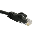 C2G 5ft Cat6 550MHz Snagless Patch Cable Black networking cable 59.1" (1.5 m)