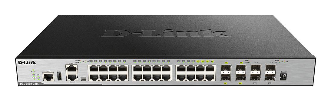 D-Link DGS-3630-28PC/SI/E network switch Managed L3 Gigabit Ethernet (