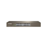 Tenda TEF1016D network switch Unmanaged Fast Ethernet (10/100) Grey