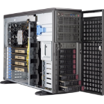 Supermicro SYS-540A-TR PC/workstation barebone Full-Tower Black Intel® C621