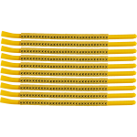 Brady SCNG-18-K cable marker Black, Yellow Nylon 300 pc(s)