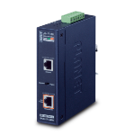 PLANET IPOE-171-60W network switch Gigabit Ethernet (10/100/1000) Power over Ethernet (PoE) Blue