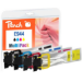 Peach PI200-786 ink cartridge 4 pc(s) Compatible Black, Cyan, Magenta, Yellow