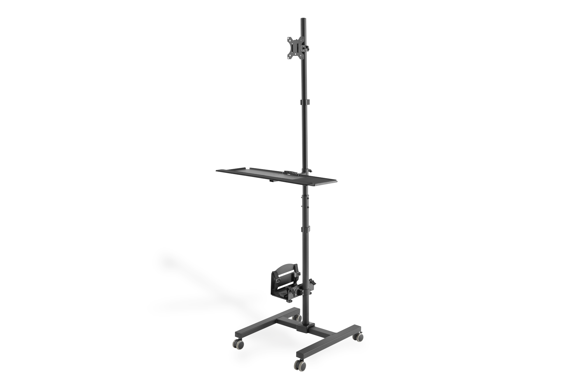 Image of Digitus Mobile workstation with individual height adjustment