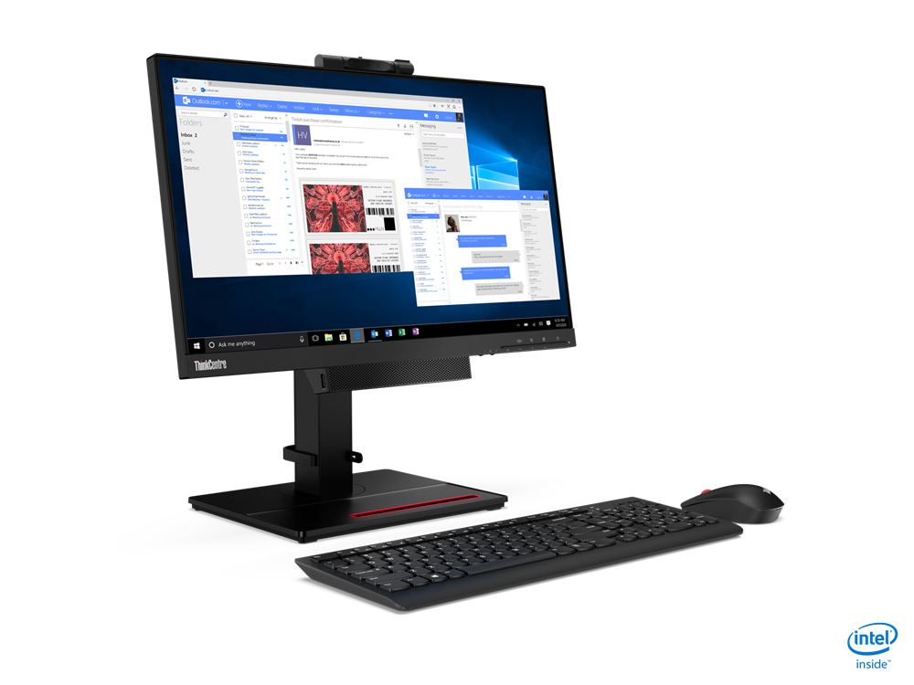 Image of Lenovo ThinkCentre Tiny in One computer monitor 54.6 cm (21.5")...