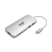 Tripp Lite U442-DOCK11-S laptop dock/port replicator USB 3.2 Gen 2 (3.1 Gen 2) Type-C Silver