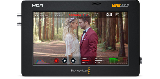 Blackmagic Design Video Assist 5" 12G-SDI/HDMI HDR Recording Moni