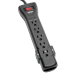 Tripp Lite SUPER725B surge protector Black 7 AC outlet(s) 300" (7.62 m)