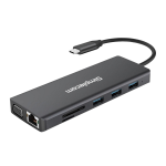 Simplecom CHN612 notebook dock/port replicator USB 3.2 Gen 1 (3.1 Gen 1) Type-C Black