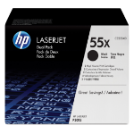 HP CE255XD/55X Toner cartridge black high-capacity twin pack, 2x12.5K pages ISO/IEC 19752 Pack=2 for HP LaserJet P 3015