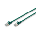 Digitus CAT 6A F-FTP Slim patch cord, 0.3m, green