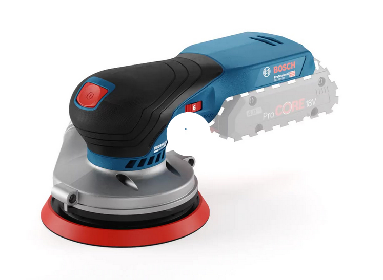 Bosch GEX 18V-125 Professional Random orbital sander 10000 RPM 20000 OPM Black, Blue, Grey, Red