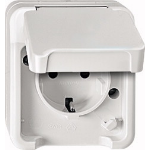 Merten MEG2300-8019 socket-outlet CEE 7/3 White