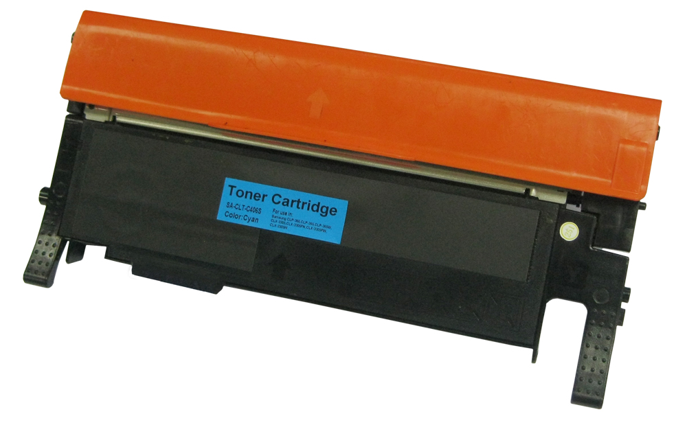 CTS Wholesale Reman Samsung CLP360 Cyan Toner CLT-C406S HP ST984A