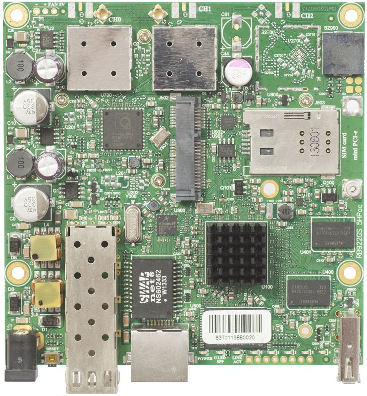 Mikrotik RB922UAGS-5HPacD - Wi-Fi 5 (802.11ac) - 866 Mbit/s - IEEE 802.11a - IEEE 802.11ac - IEEE 802.11n - 128 MB - Flash - 128 MB