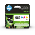 HP 962 3-pack Cyan/Magenta/Yellow Original Ink Cartridges