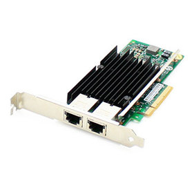716591-B21-AO ADDON NETWORKS HP 716591-B21 Comparable 10Gbs Dual RJ-45 Port 100m PCIe 2.0 x8 Network Interface Card