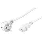 Microconnect PE010430W power cable White 3 m Power plug type E+F C13 coupler