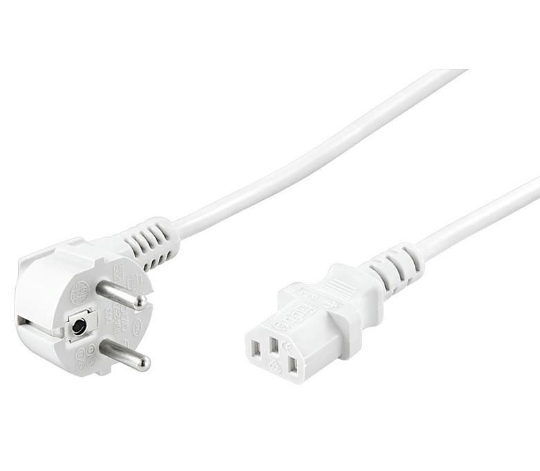 Microconnect PE010450W power cable White 5 m Power plug type E+F C13 c