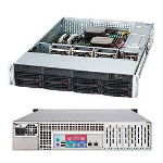 Supermicro SC825TQ-600LPB Rack Black 600 W