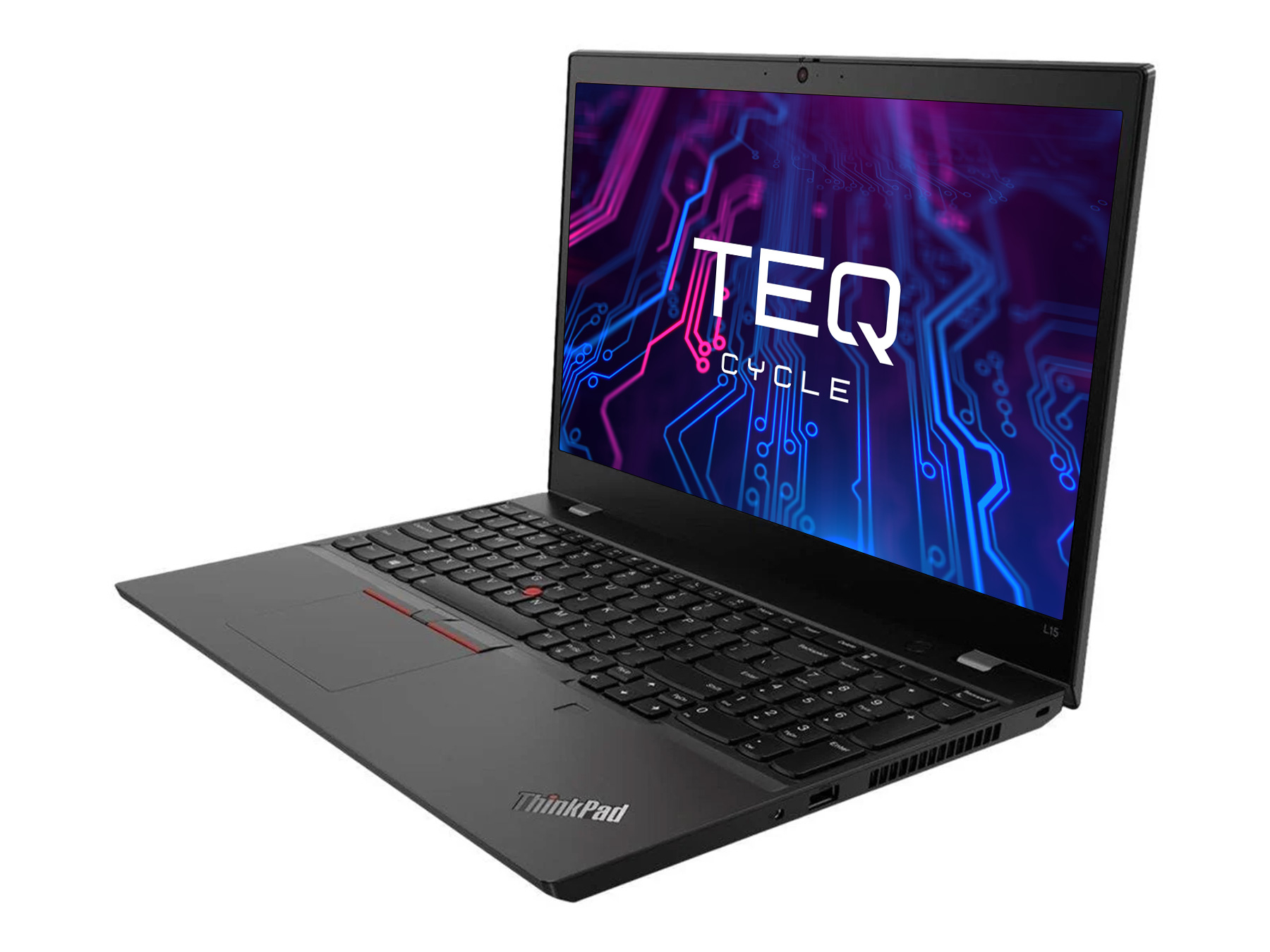 Teqcycle Lenovo ThinkPad L15 G1 R7 Pro AMD Ryzen™ 7 PRO 4750U Laptop 39.6 cm (15.6") 32 GB DDR4-SDRAM 512 GB SSD Wi-Fi 6 (802.11ax) Windows 11 Pro French Black