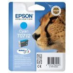 Epson Cheetah Singlepack Cyan T0712 DURABrite Ultra Ink