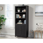 Teknik Shaker Style Bookcase with Doors Raven Oak - 5431262 DD