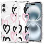 Spigen Ultra Hybrid (MagFit) mobiele telefoon behuizingen 15,5 cm (6.1") Hoes Zwart, Roze, Transparant