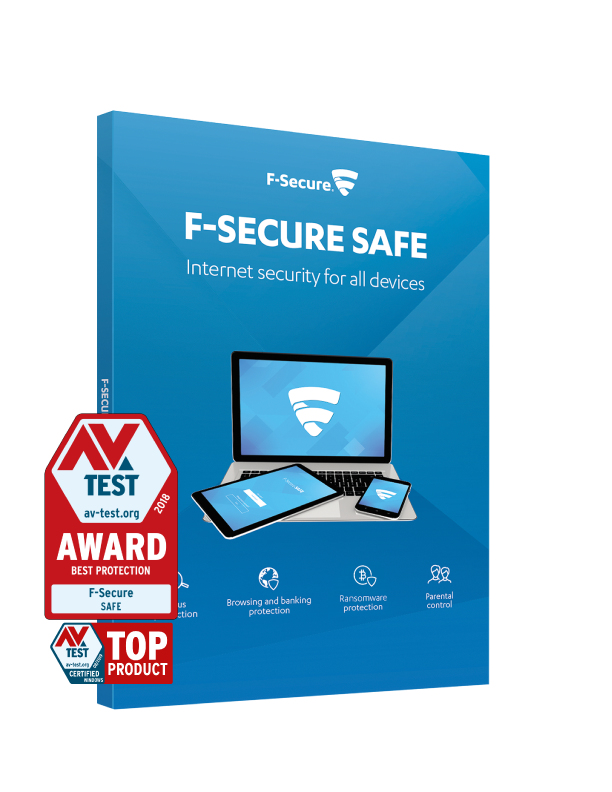 F-SECURE SAFE Antivirus security Full Danish, German, Dutch, English, Spanish, French, Italian, Norwegian, Polish, Portuguese, Russian 2 year(s)