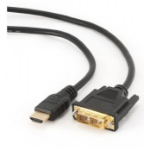 Gembird 7.5m, HDMI/DVI, M/M DVI-D Black