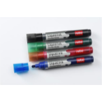 Nobo Liquid Ink Whiteboard Pens Bullet Tip 6 Pack