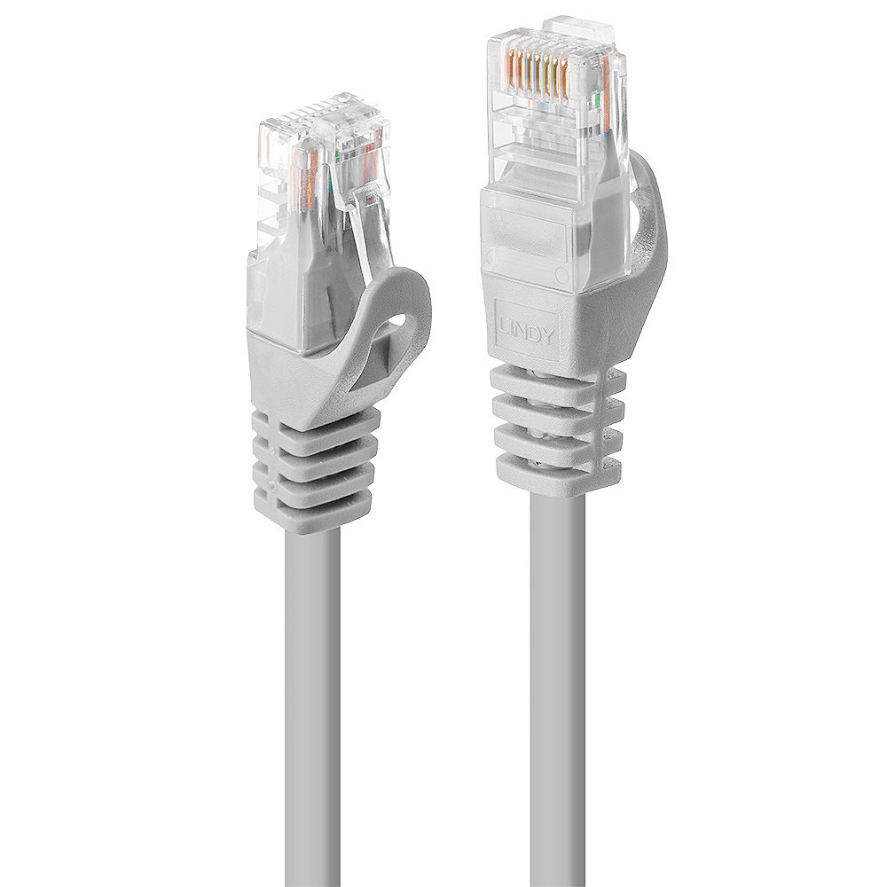 Lindy 48163 networking cable Grey 2 m Cat6 U/UTP (UTP)