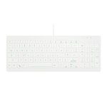 Contour Design Active Key Contour QuickClean Medical Keyboard IP68 Backlit Compact Wired White UK CB7012