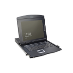 Digitus Modular console with 17" TFT (43,2cm), 8-port. Cat.5 KVM & Touchpad, german keyboard