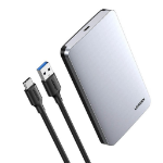 Ugreen EU Product - 2.5 SATA hard drive enclosure with USB-C to USB-A cable - Silver