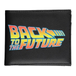 Universal Back To The Future Logo Bi-fold Wallet, Male, Black (MW515837BFT)