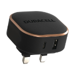 Duracell DRACUSB20-UK mobile device charger Black