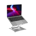 ProperAV Height Adjustable Aluminium Rising Laptop Stand or Tablet