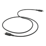 mophie essentials USB-C to USB-C | charging cable 2M, Black