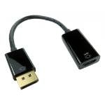 Cables Direct HDPORT-0054K-CAB video cable adapter 0.15 m DisplayPort HDMI Black